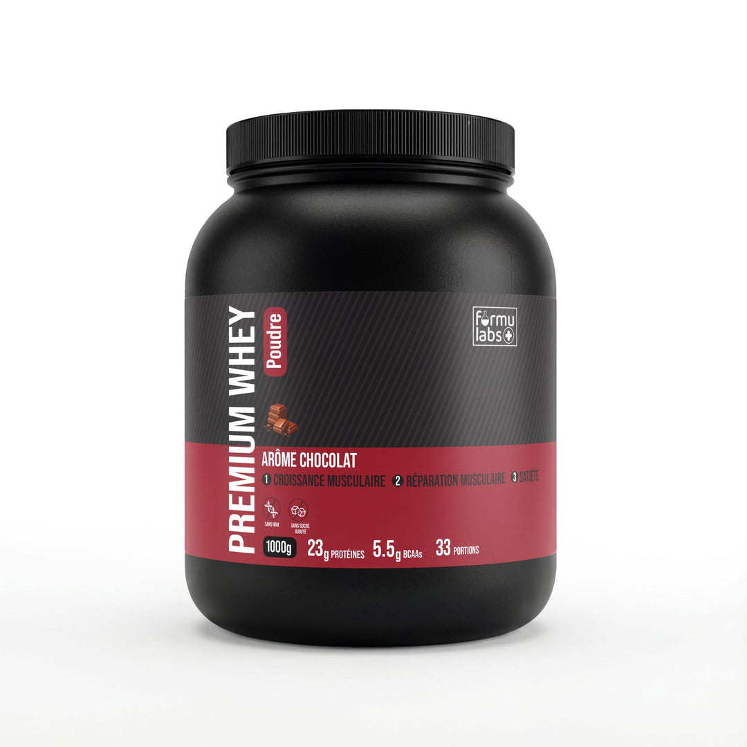 FormuLabs Premium Whey Protein chocolate pouch, 1000g