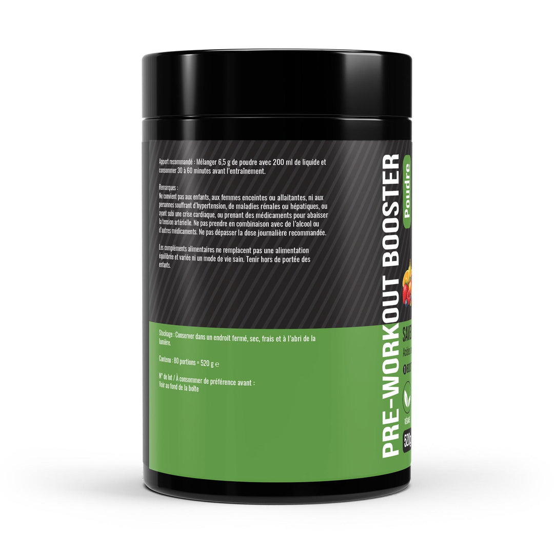 FormuLabs Pre-Workout Booster tutti frutti tub, 520g – view 2