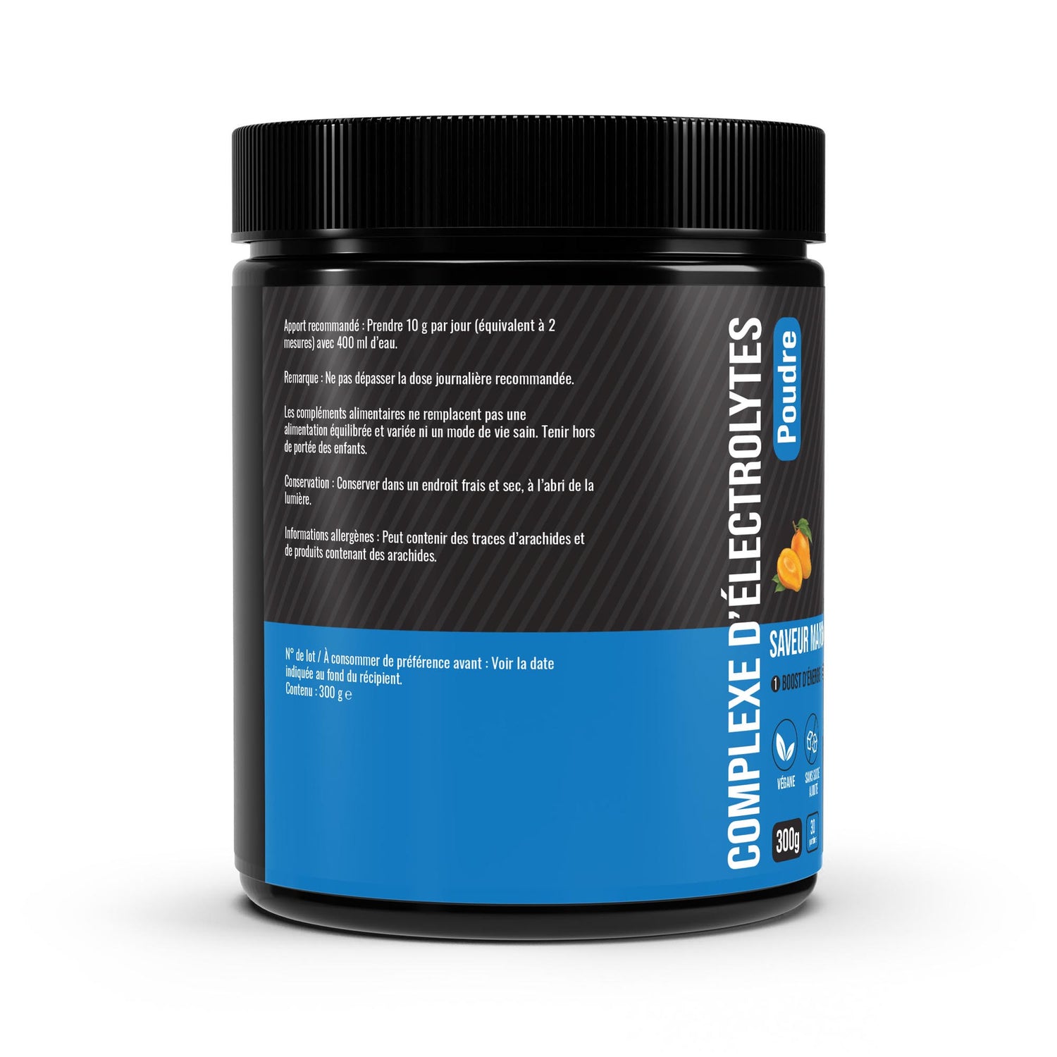 FormuLabs Electrolyte Powder tropical mango pouch, 300g – view 2