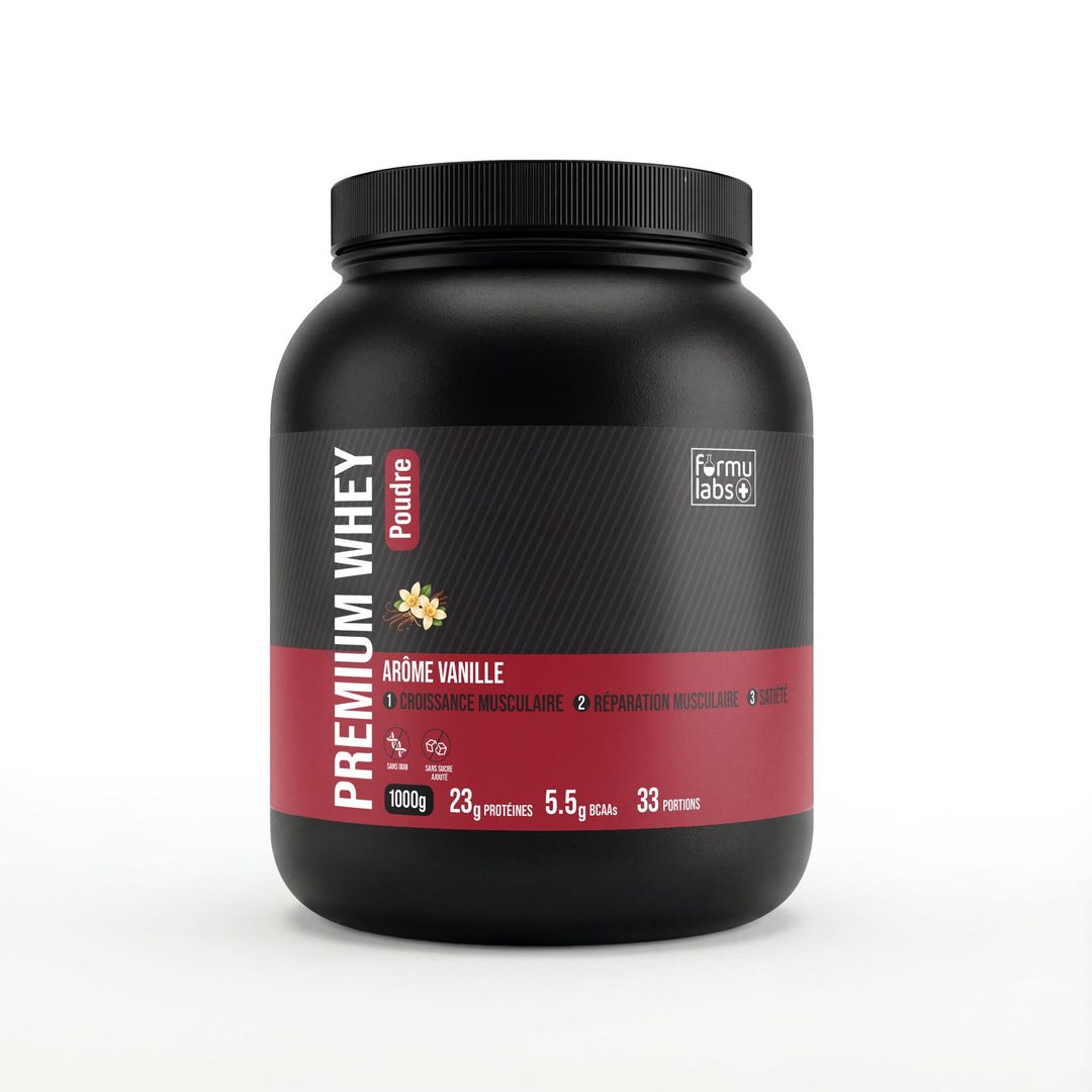 FormuLabs Premium Whey Protein vanilla pouch, 1000g